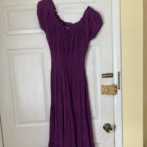 Newport News Purple Shortsleeve dress 6